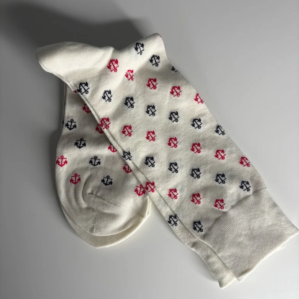 J. Crew Anchor Socks Snow Patriot Anchors